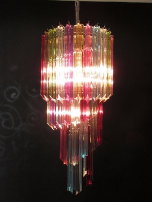 Murano Multicolor Mariangela Chandelier , 1990-FHZ-2041205