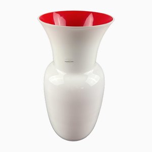 Murano Opalino Glass Vase by Carlo Nason-QRT-1790956