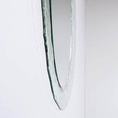 Murano Oval Glass Wall Mirror, 1970s-NYF-2019219