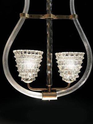 Murano Pendant Lamp by Barovier & Toso, 1940s-MBH-1032233