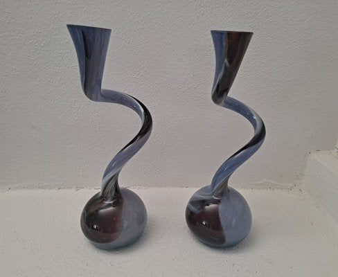 Murano Sculptured Vases, Set of 2-HIT-898234