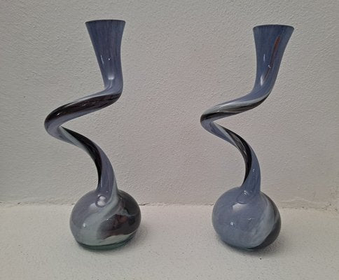 Murano Sculptured Vases, Set of 2-HIT-898234