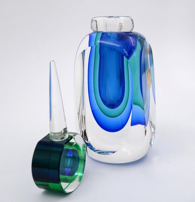 Murano Sommerso Glass Perfume Bottle by Luigi Onesto-NYF-2019131