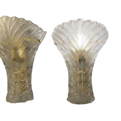 Murano Wall Lamps, 1980s, Set of 2-DX-1731745