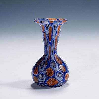 Murrine Vases attributed to Fratelli Toso, Murano, 1890s, Set of 5-KJP-1803455