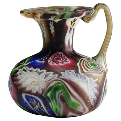 Murrines Pitcher from Toso Millefiori, Murano, 1890s-KJP-1398803