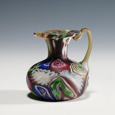 Murrines Pitcher from Toso Millefiori, Murano, 1890s-KJP-1398803