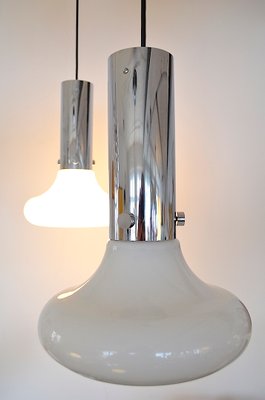 Mushroom Pendant Lamp from Glashütte Limburg, 1960s-OV-872538