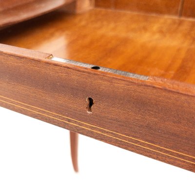 Music Box Wooden Coffee Table with Inlaid Top, 1950s-UPW-1736330