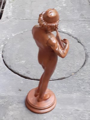 Musician Statue, 1800s, Terracotta-AKA-1794629