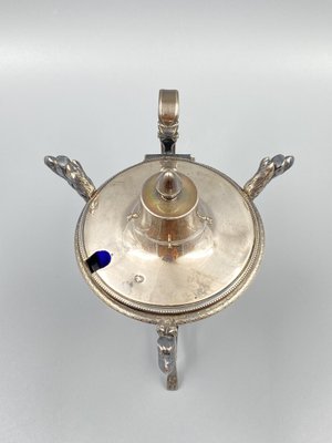 Mustard Pot in Sterling Silver, France, 1800s-CZ-1703585