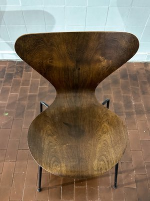 N. 3107 Chair in Teak by Arne Jacobsen for Fritz Hansen, 1966-ORR-1811531