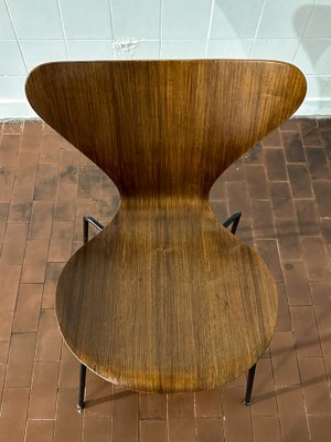 N. 3107 Chair in Teak by Arne Jacobsen for Fritz Hansen, 1966-ORR-1811531