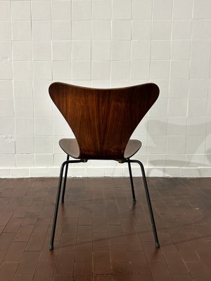 N. 3107 Chair in Teak by Arne Jacobsen for Fritz Hansen, 1966-ORR-1811531