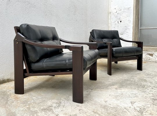 N.416 Sofa and Lounge Chairs by Gregorio Vicente Cortés for H. Muebles, Spain, 1964, Set of 3-HDF-1730519