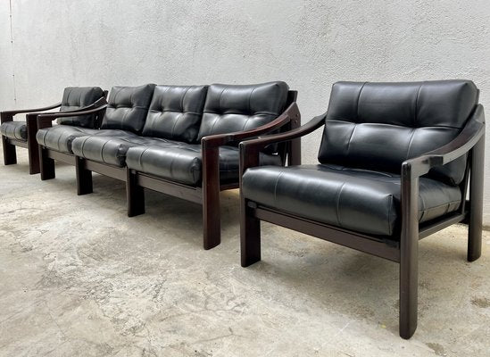 N.416 Sofa and Lounge Chairs by Gregorio Vicente Cortés for H. Muebles, Spain, 1964, Set of 3-HDF-1730519