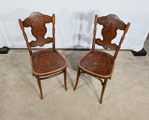 N ° 67 Dining Chairs by Jacob & Josef Kohn, 1900s, Set of 2-RVK-1763072