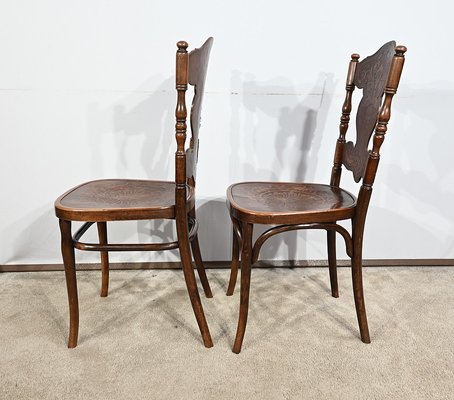 N ° 67 Dining Chairs by Jacob & Josef Kohn, 1900s, Set of 2-RVK-1763072