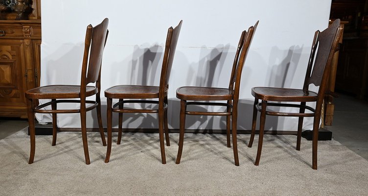 N ° 67 Dining Chairs by Jacob & Josef Kohn, 1900s, Set of 4-RVK-1763066