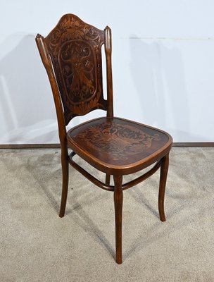 N ° 67 Dining Chairs by Jacob & Josef Kohn, 1900s, Set of 4-RVK-1763066