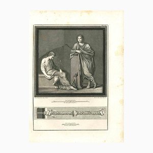 N. Orcity, N. Vanni, Ancient Roman Fresco, Original Etching, 18th-Century-ZCI-1165731