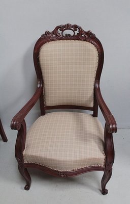 Napoleon III Armchairs, Set of 3-RVK-1111665