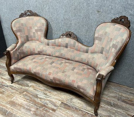 Napoleon III Bench in Mahogany-MWB-1778657