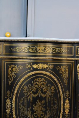 Napoleon III Black and Gilt Boulle Cabinet, 1860s-EH-1811385