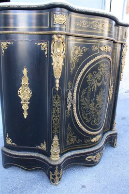 Napoleon III Black and Gilt Boulle Cabinet, 1860s-EH-1811385