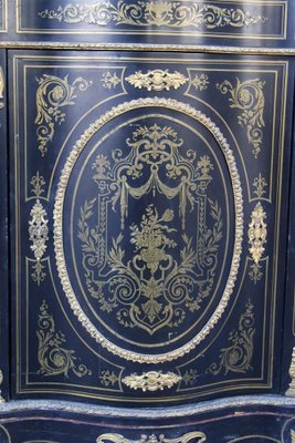 Napoleon III Black and Gilt Boulle Cabinet, 1860s-EH-1811385