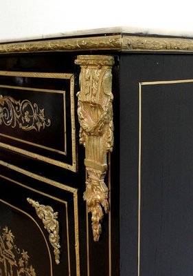 Napoleon III Blackened Wood Secretaire, 19th Century-RVK-990989