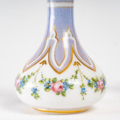 Napoleon III Bottles in Painted and Gilded Opaline, Set of 2-WFS-1580944