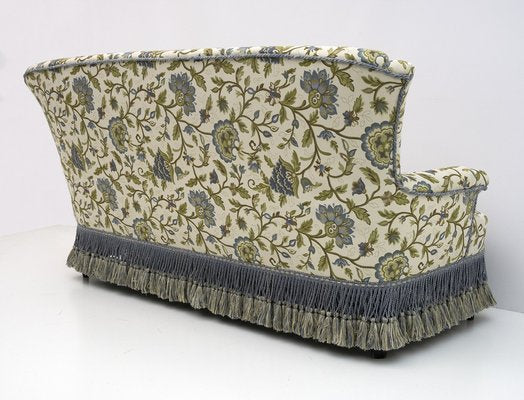 Napoleon III Brocade Sofa, 19th Century-FER-1343541