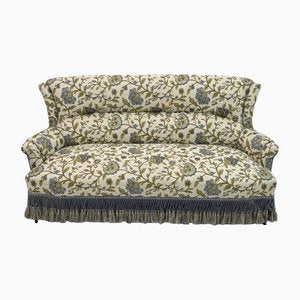 Napoleon III Brocade Sofa, 19th Century-FER-1343541