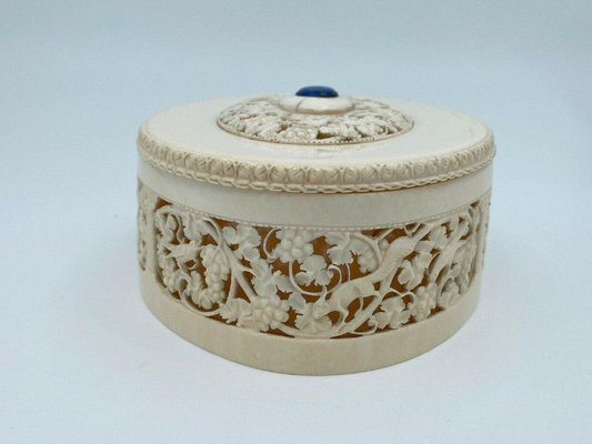 Napoleon III Candy Box with Lapis-QKG-1330235