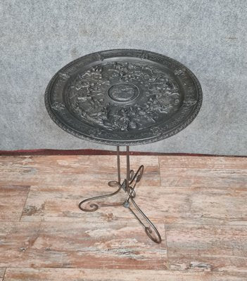 Napoleon III Cast Iron Side Table, 1850s-MWB-1408586