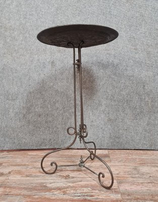 Napoleon III Cast Iron Side Table, 1850s-MWB-1408586