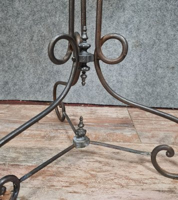 Napoleon III Cast Iron Side Table, 1850s-MWB-1408586