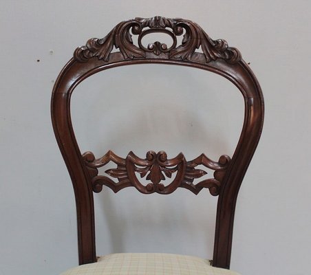 Napoleon III Chairs in Mahogany, Set of 4-RVK-1111662