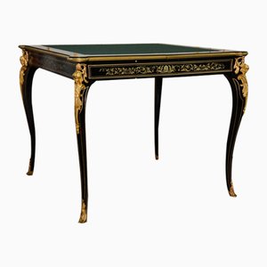 Napoleon III Darkened Wood Game Table-AXR-1721752