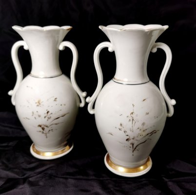 Napoleon III French Vases from Porcelaine De Paris, Set of 2-QRS-1228865