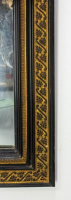 Napoleon III French Wood Wall Mirror in Gold & Black, 1880s-RIU-1815744