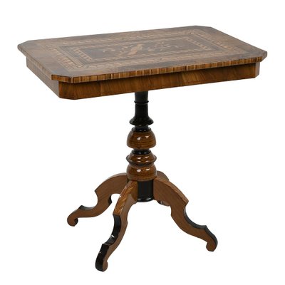 Napoleon III Games Table in Marquetry-NQ-1754780