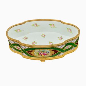 Napoleon III Gilded Porcelain Centerpiece-OZS-1343794