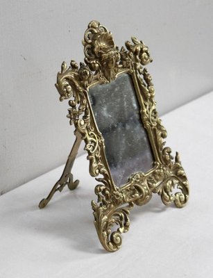 Napoleon III Gilt Bronze Mirror-RVK-950989