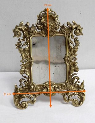 Napoleon III Gilt Bronze Mirror-RVK-950989