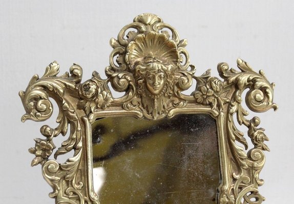 Napoleon III Gilt Bronze Mirror-RVK-950989