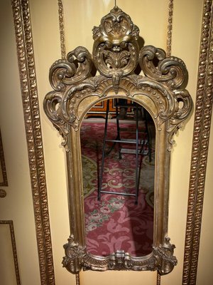 Napoleon III Gilt Parlor Wall Mirror-FLW-1402039