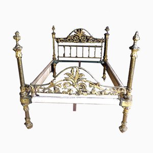 Napoleon III Golden Iron Headboard-WSV-700918