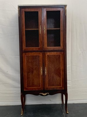 Napoleon III Inlaid Rosewood Cupboard-IJR-767877